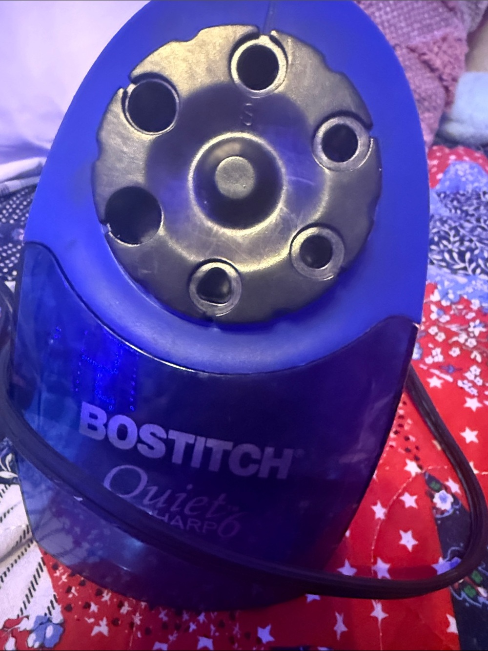 Bostich Electric Pencil Sharpener in Deep Blue